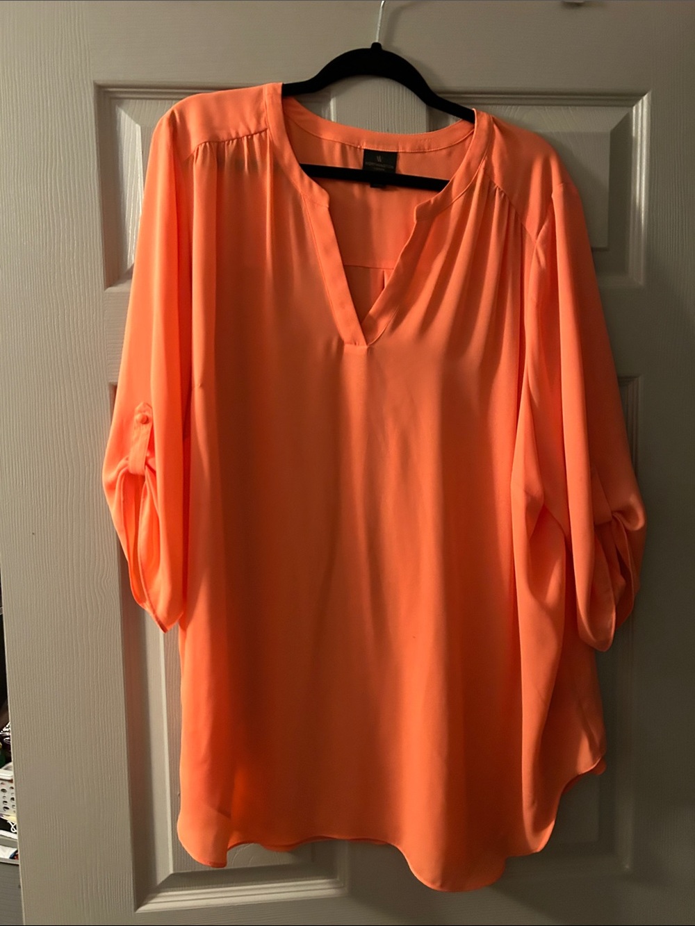 Worthington Women’s Coral V-Neck Blouse